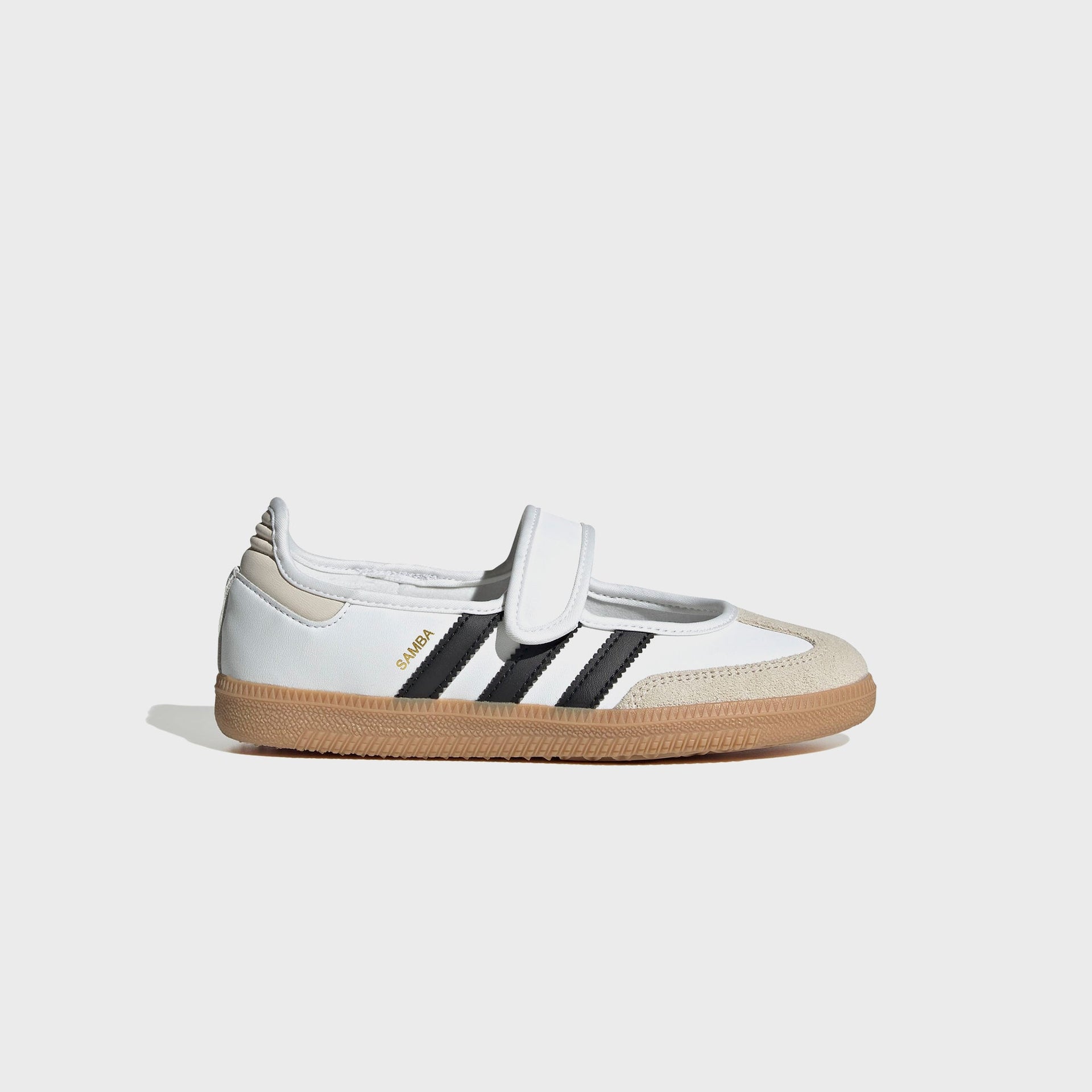 adidas J Samba Jane  - White / Alumina / Core Black