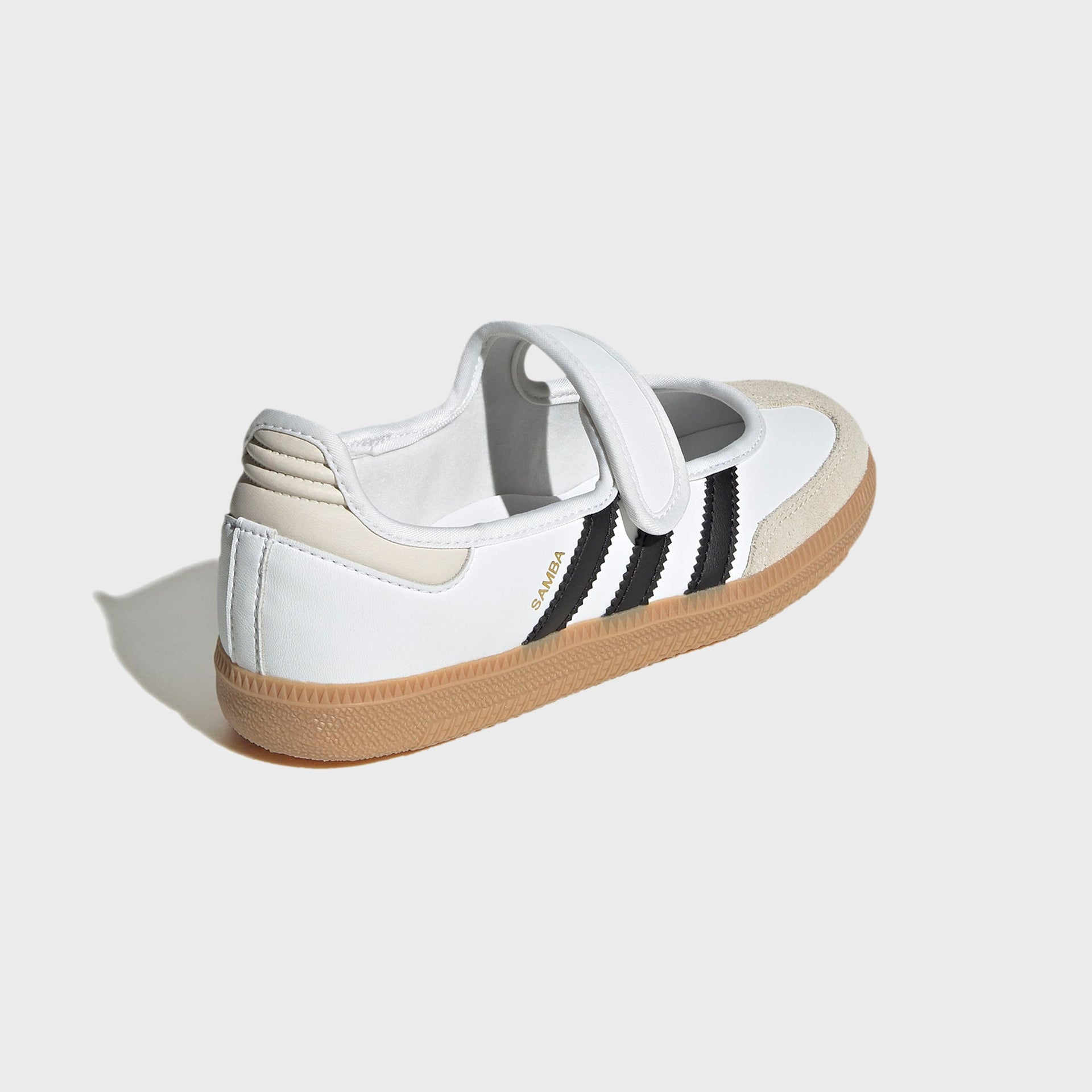 adidas J Samba Jane  - White / Alumina / Core Black