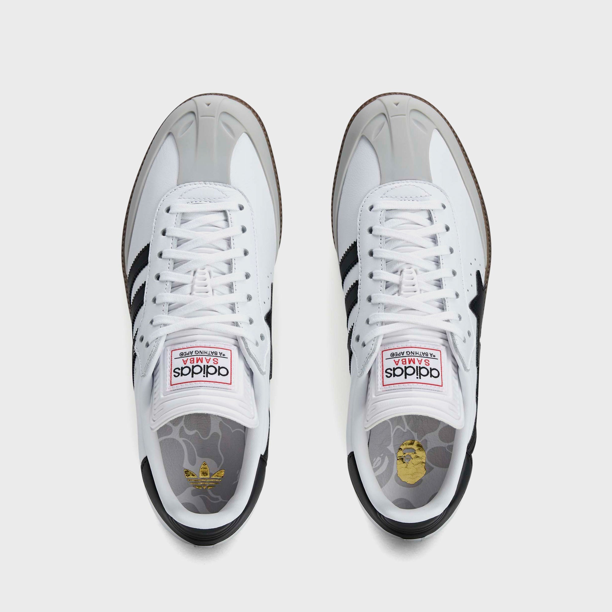 adidas x BAPE Samba - White / Core Black / Gum – Kith Canada