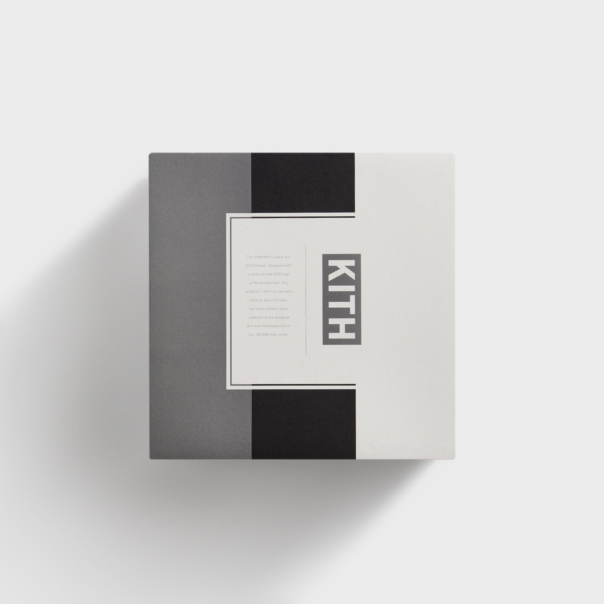 Kith 3inPack Undershirt in White / Heather Grey / Black