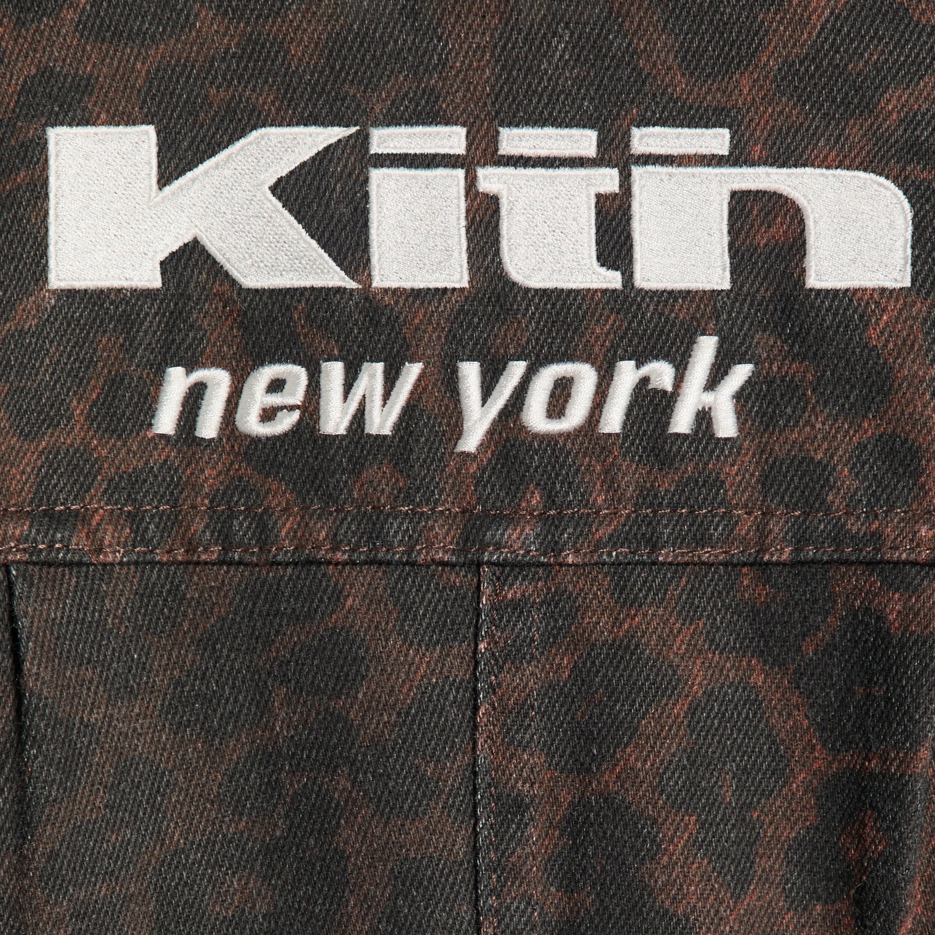 Kith Baby Leopard Alonzo Denim Jacket - Incognito - PH