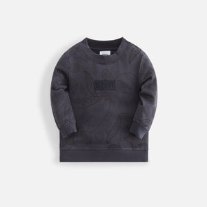 Kith Baby All-Over Print Liam Crew - Black