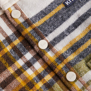 Kith Baby Plaid Overshirt Hoodie - Sandrift