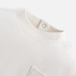 Kith Baby Classic Long Sleeve Mockneck - Wheat Heather