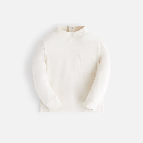 Kith Baby Classic Long Sleeve Mockneck - Wheat Heather
