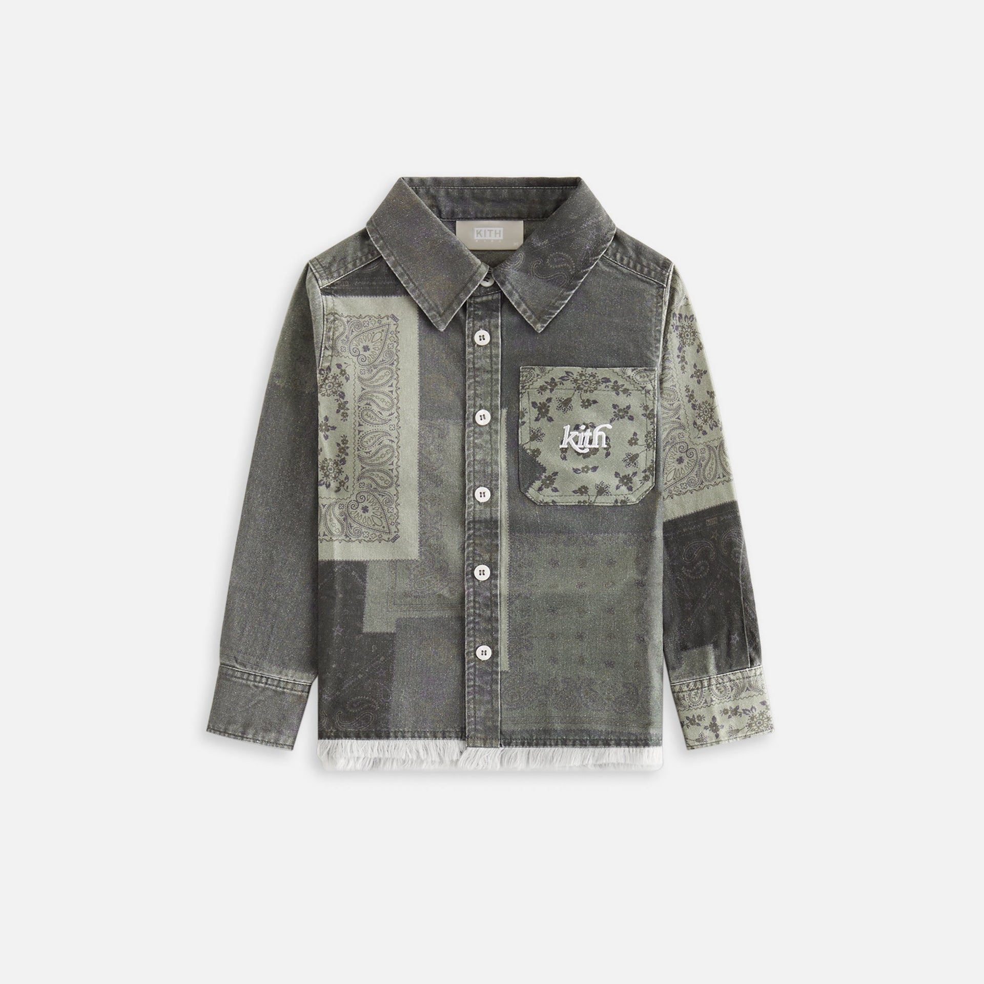 Kith Baby Blocked Berkley Shirt - Taiga