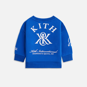 Kith Baby Logo Nelson Crewneck - Cyclone