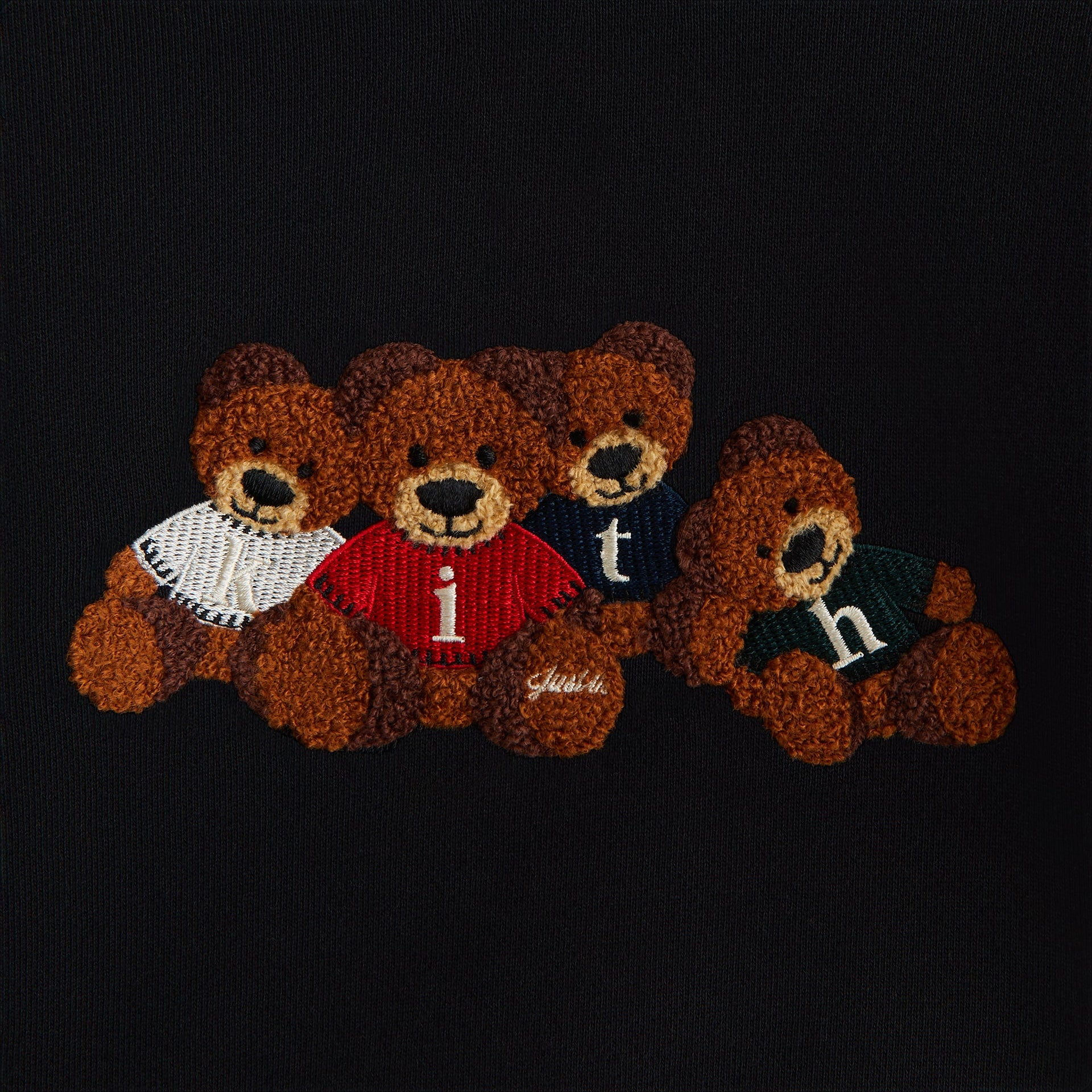 Kithmas Baby Teddy & Friends Williams Hoodie - Black