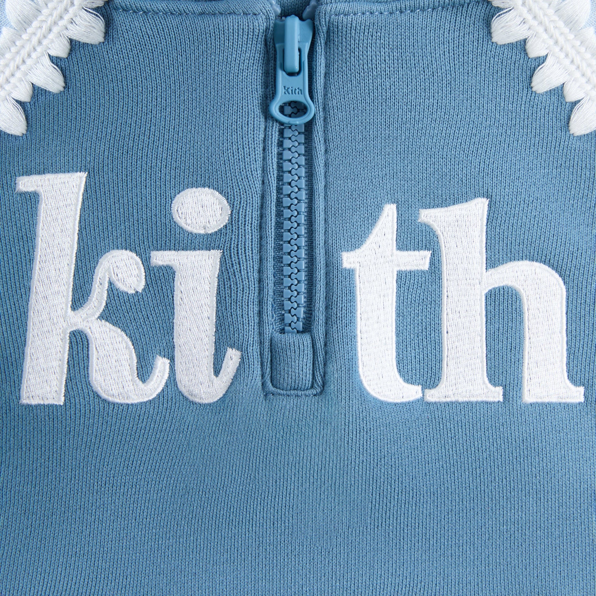 Kith Baby Color-Blocked Vale Nelson Quarter Zip Hoodie - Farrow