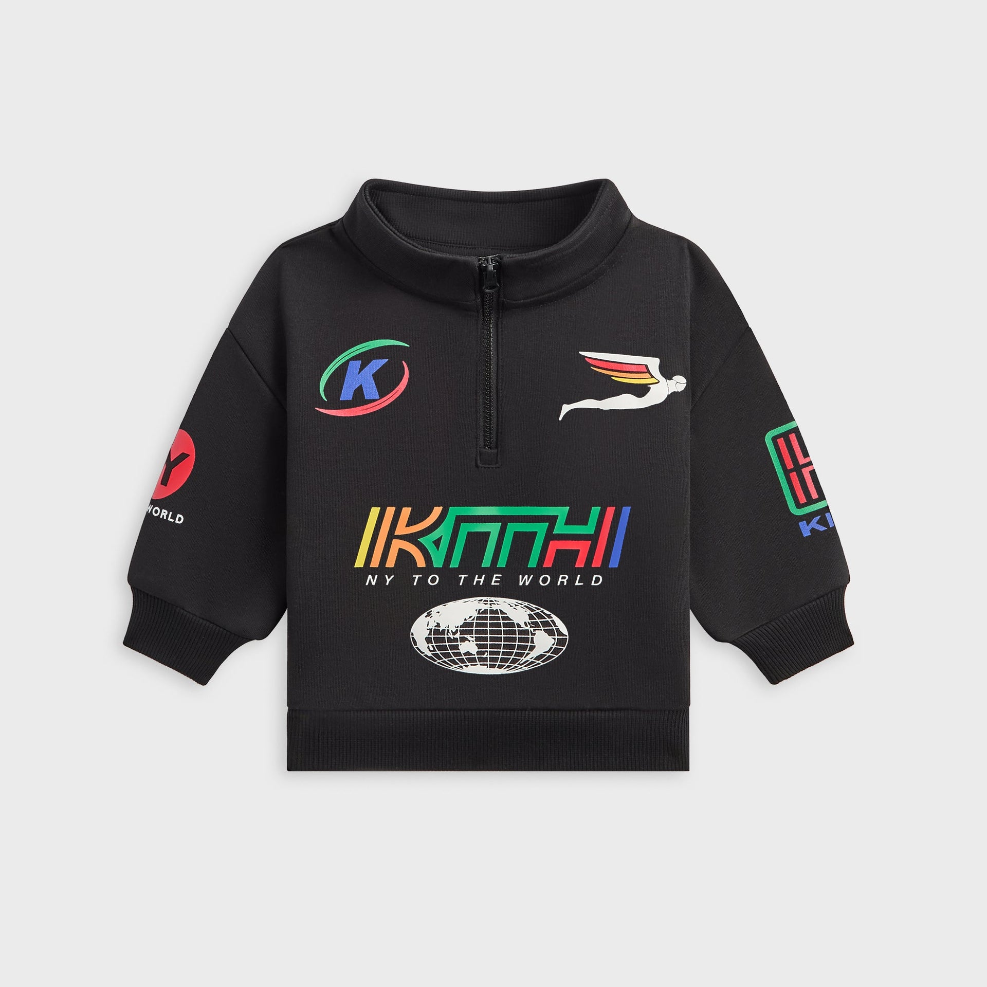 Kith Baby Multi Logo Hunter Pullover - Black
