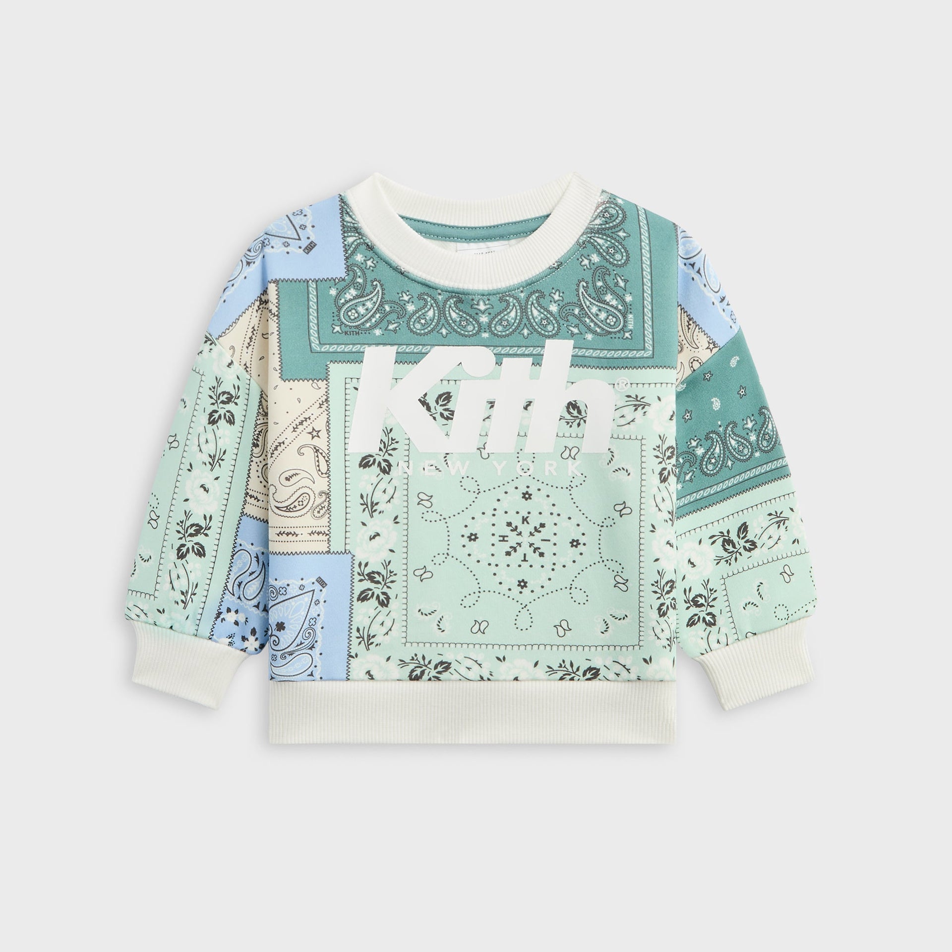 Kith Baby Deconstructed Bandana Nelson Crewneck - Wilde