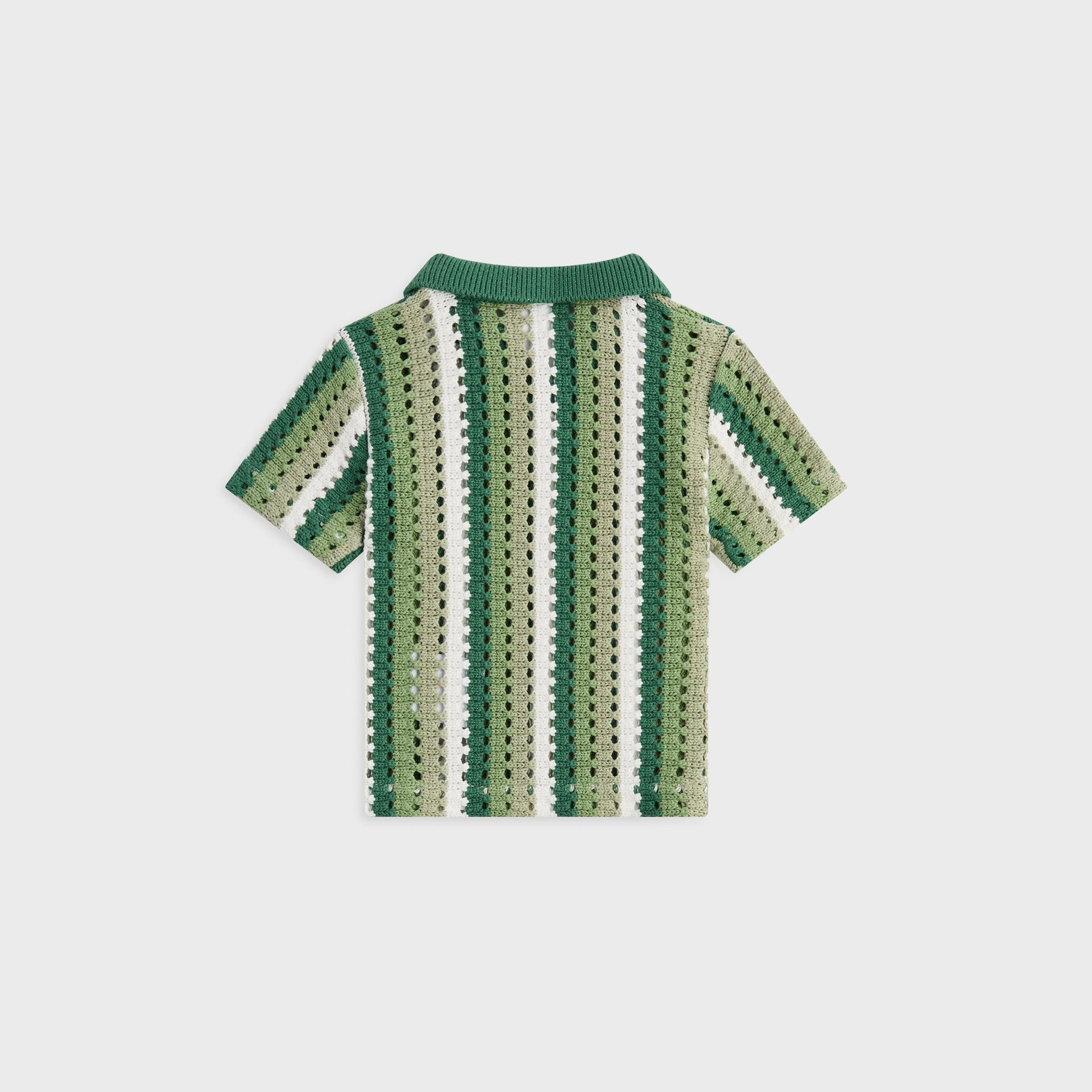 Kith Baby Open Knit Pullover Polo - Sage - PH