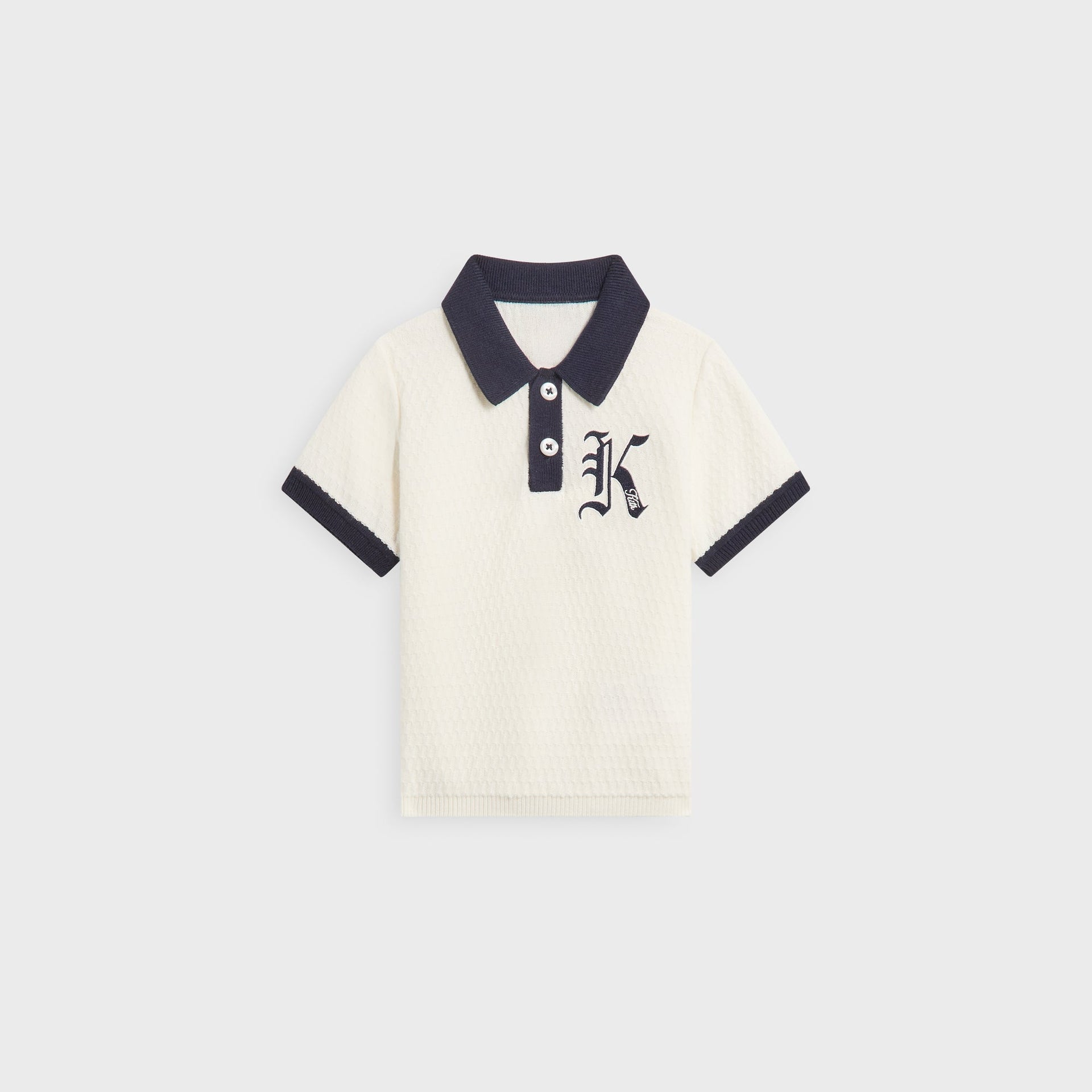 Kith Baby Knit Tilden Short Sleeve Polo Shirt - Silk - PH