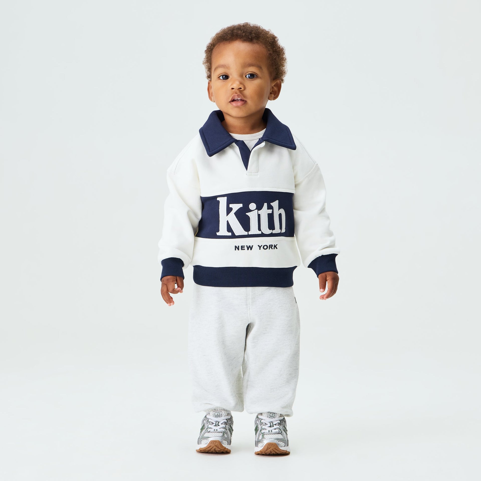 Kith Baby Nelson Collared Pullover - Silk