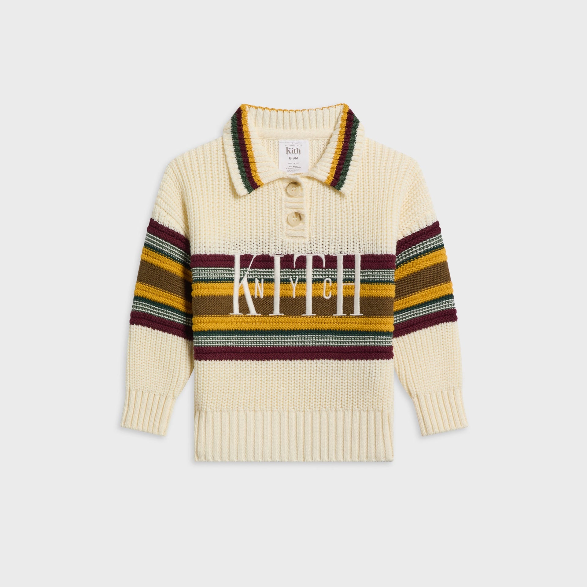 Kith Baby Chunky Knit Rugby Shirt - Sandrift