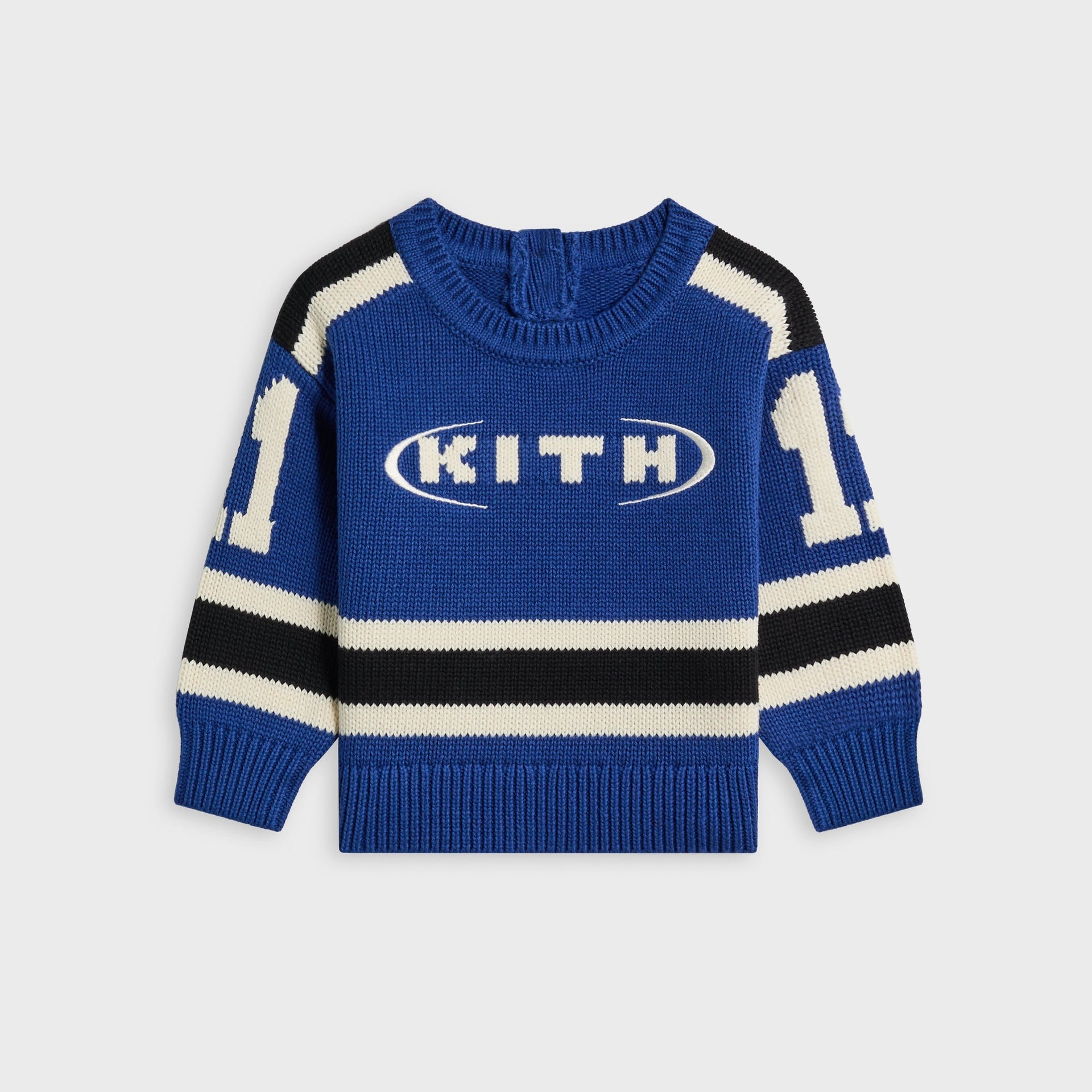 Kith Baby Varsity Nelson Knit Crewneck - Cyanotype - PH