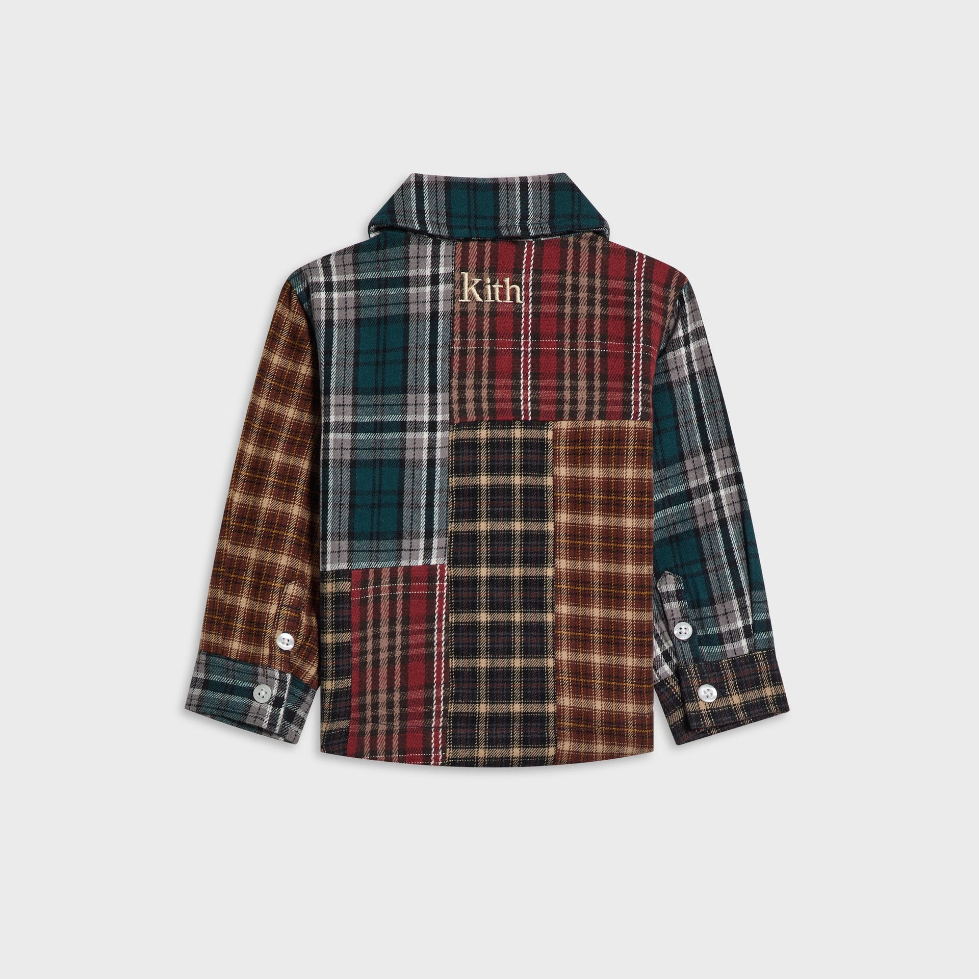Kith Baby Patchwork Plaid Apollo Shirt - Chest