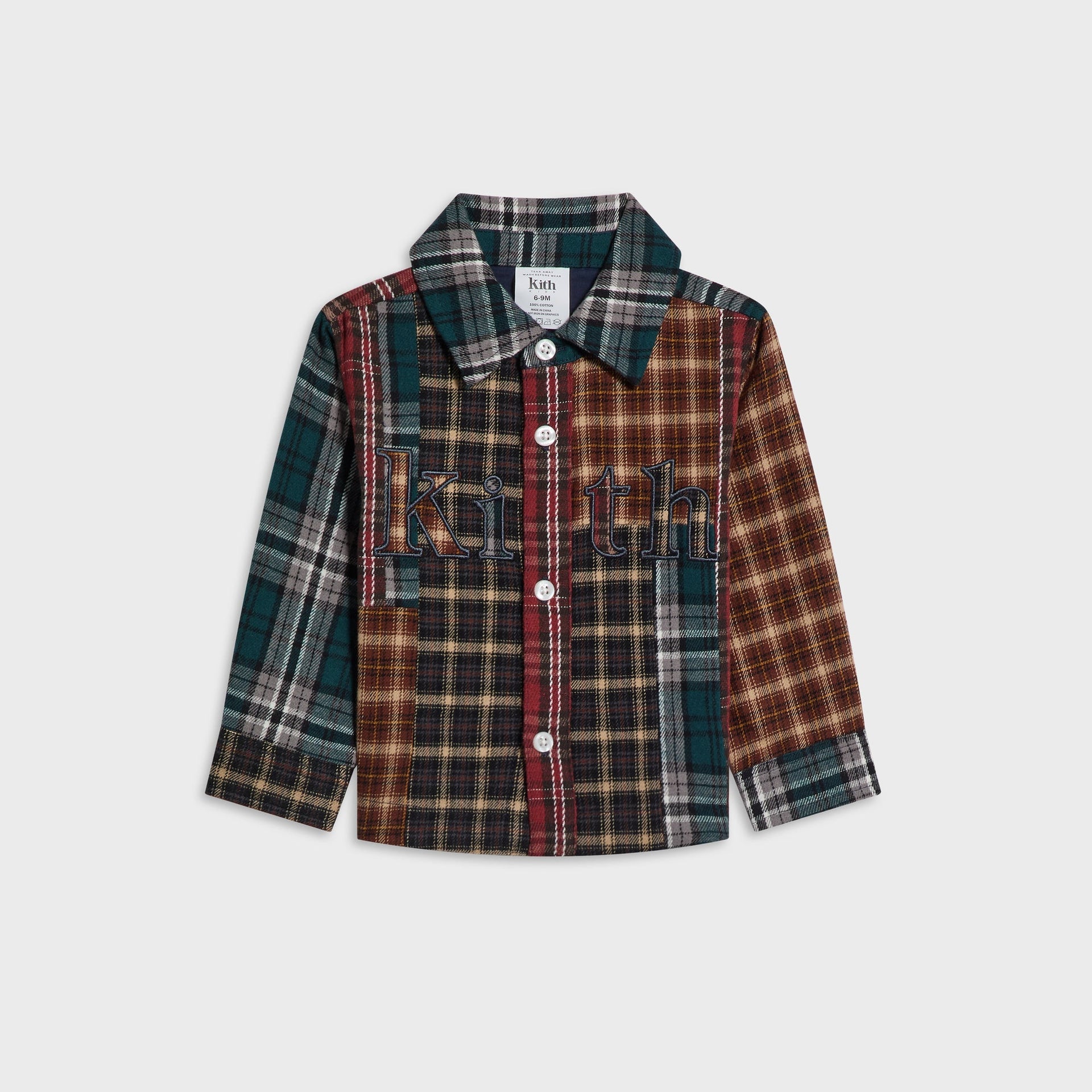 Kith Baby Patchwork Plaid Apollo Shirt - Chest - PH