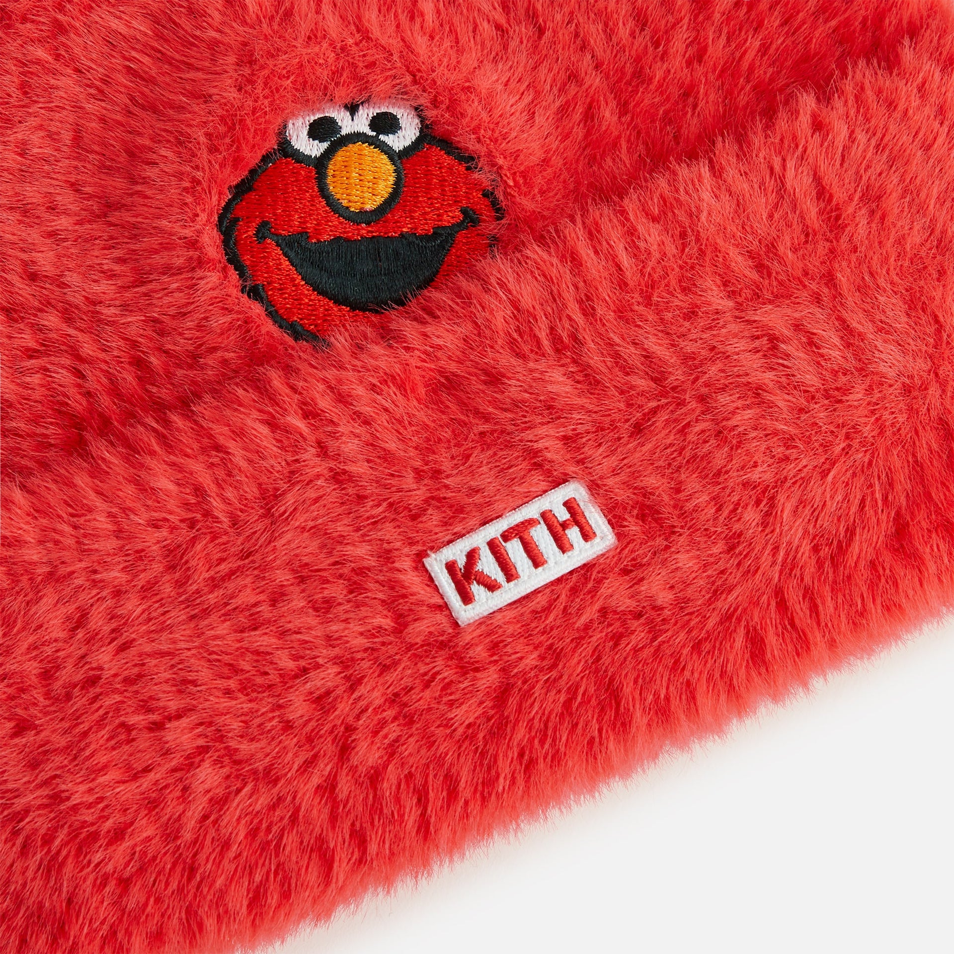 Kith Baby for Sesame Street Elmo Mia Beanie - Rhubarb