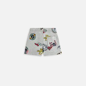 Kith Baby Printed Liam Short -  Light Heather Grey