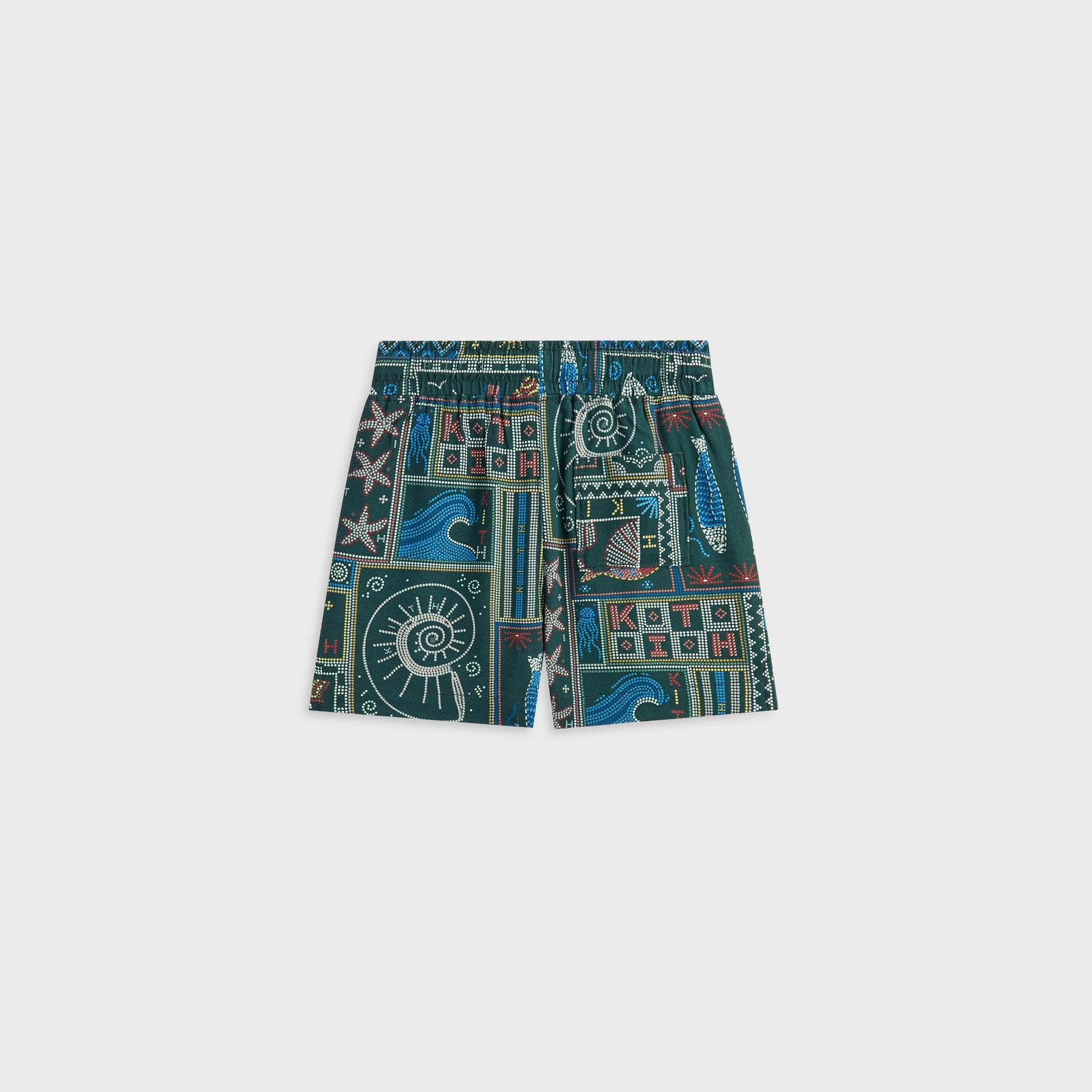 Kith Baby Beach Tile Thompson Camp Short - Stadium - PH