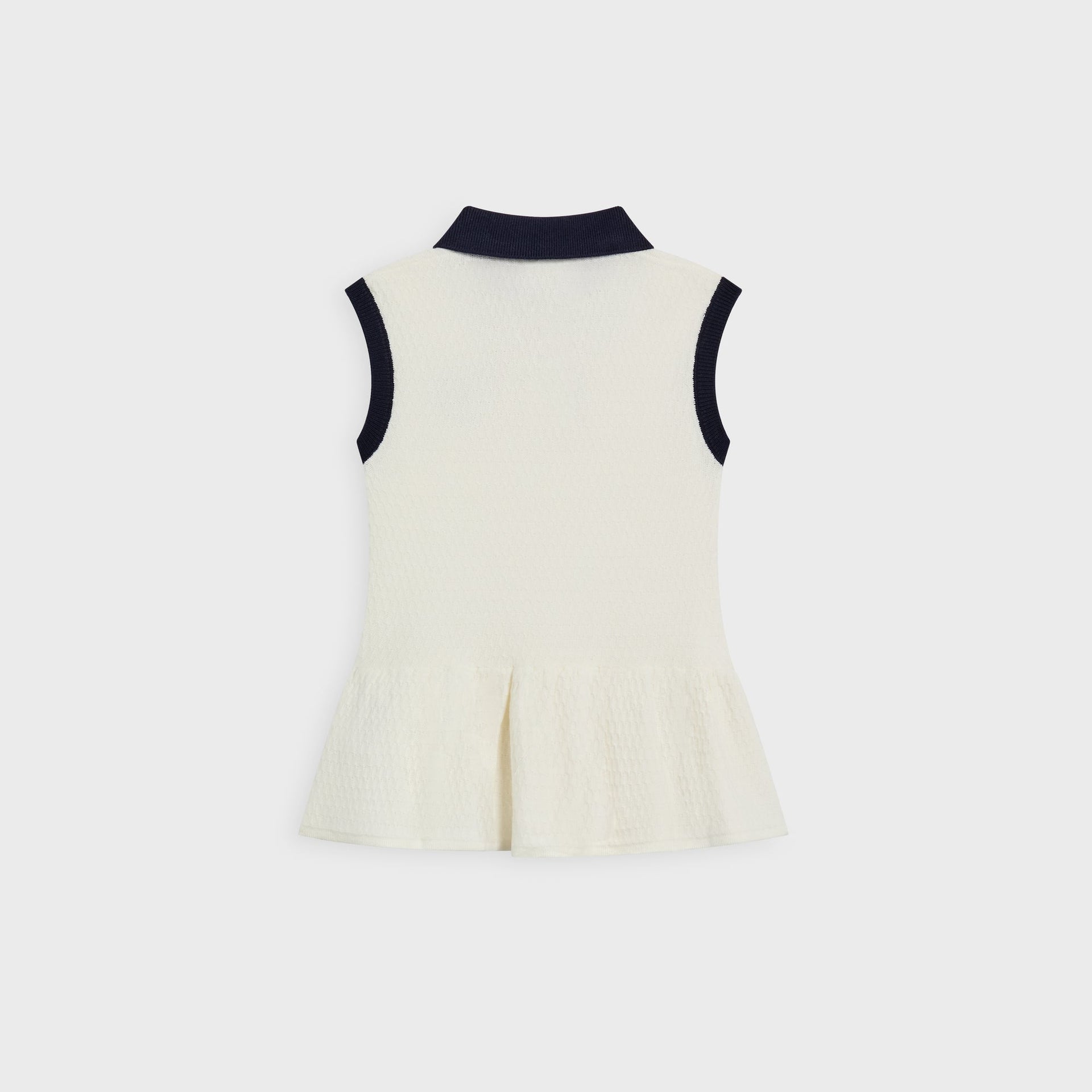 Kith Baby Knit Teagan Short Sleeve Polo Dress - Silk