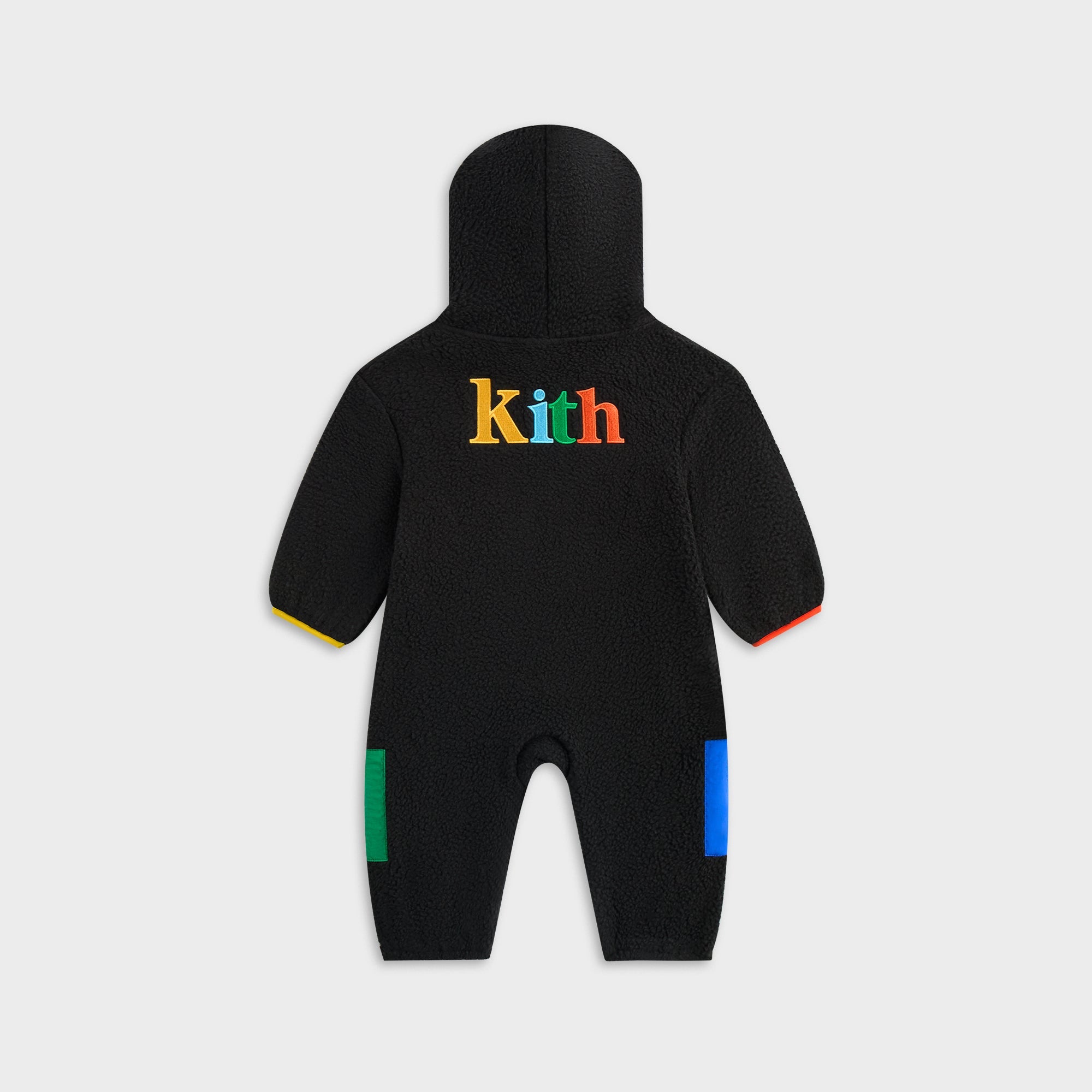 Kith Baby Color-Block Sherpa Antony Coverall - Black – Kith Canada
