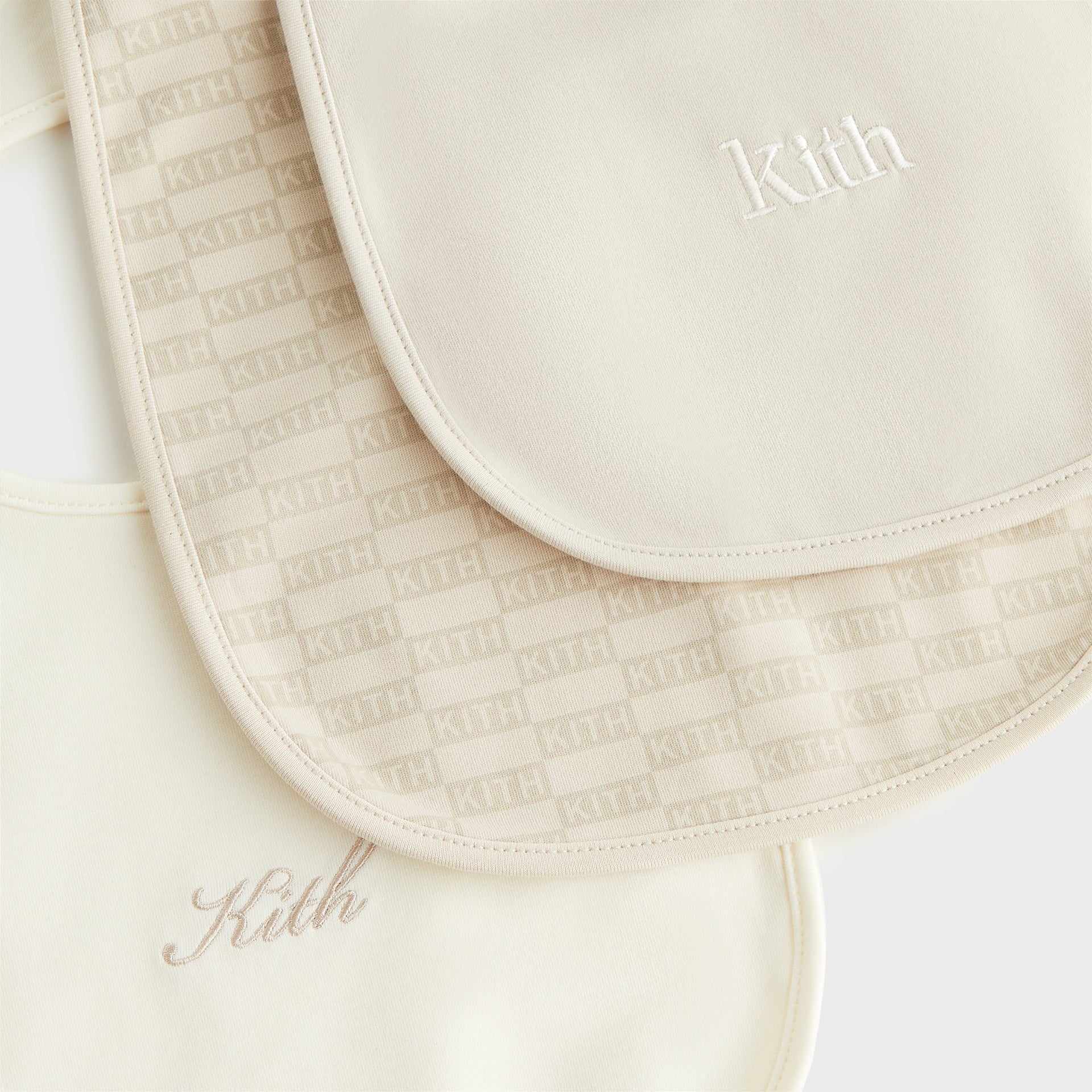 Kith Baby 3-Pack Bib Set - Silk