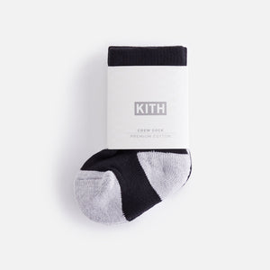 Kith Baby Classic Crew 2-Pack Socks - White / Black