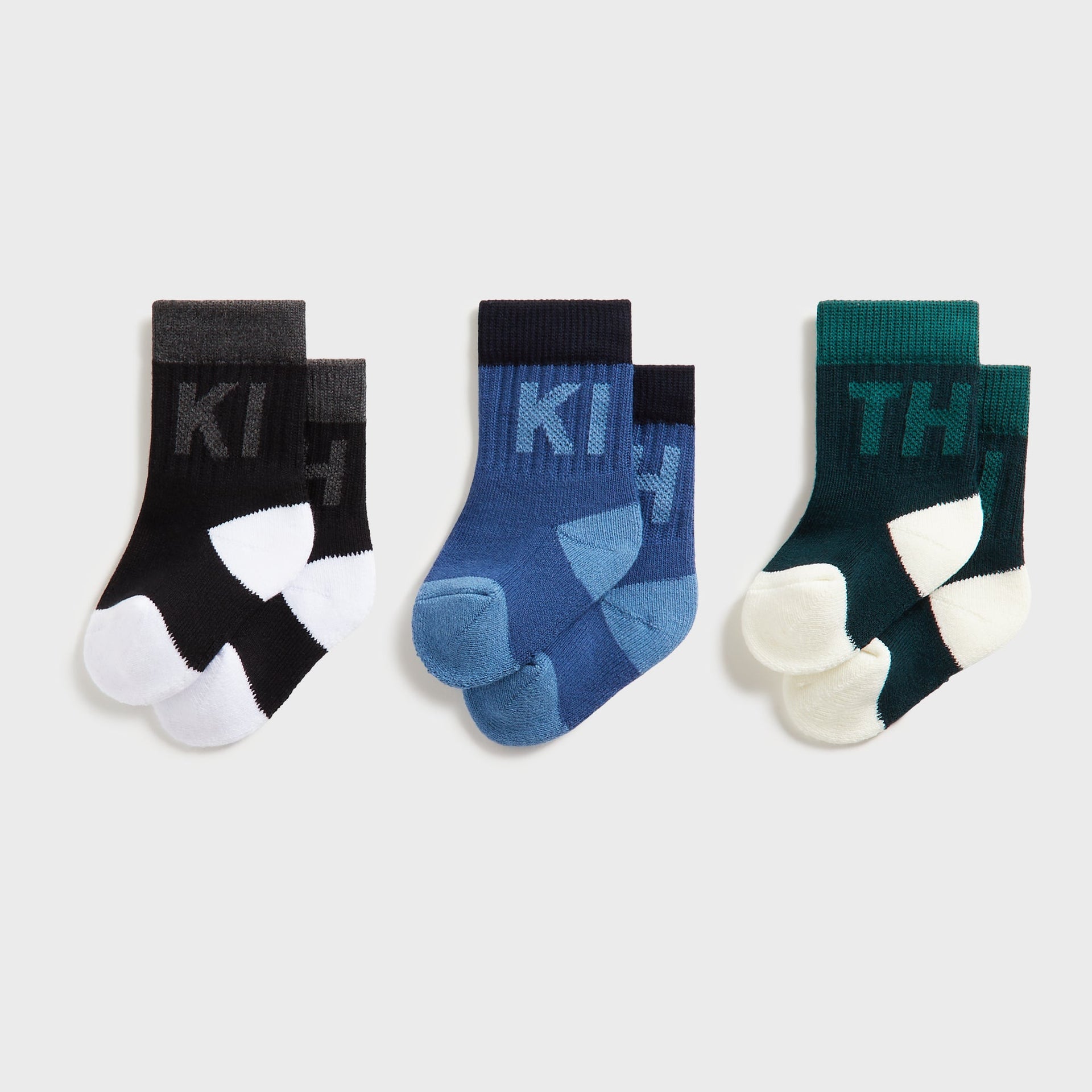 Kith Baby 3-Pack Color-Blocked Socks - Multi - PH