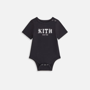 Kith Baby Novelty Logo Graphic Bodysuit - Black