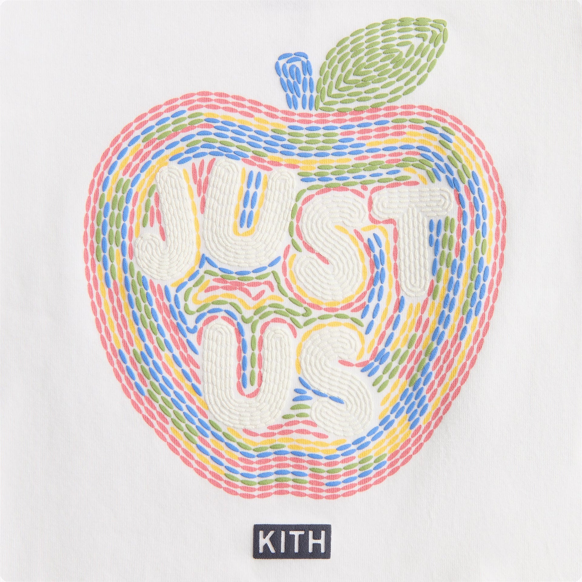 Kith Baby Just Us Apple Graphic Bodysuit - White