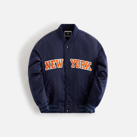 Kith Kids for the New York Knicks Nylon Bomber Jacket - Nocturnal