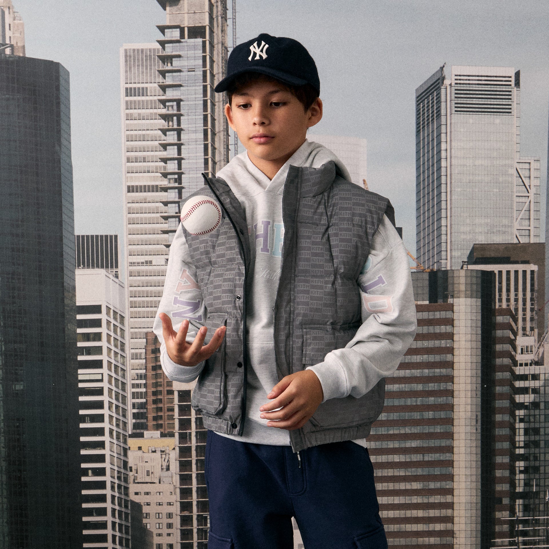 Kith Kids Mini Puffer Vest - Astronaut