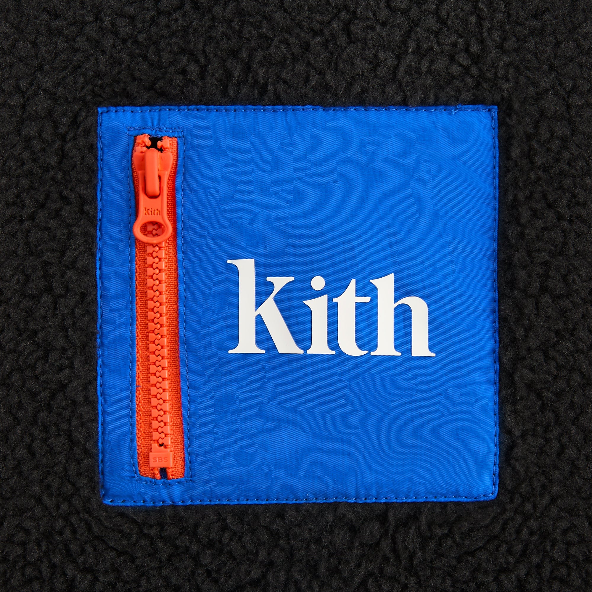 Kith Kids Color-Block Sherpa Antony Full Zip - Black – Kith Canada