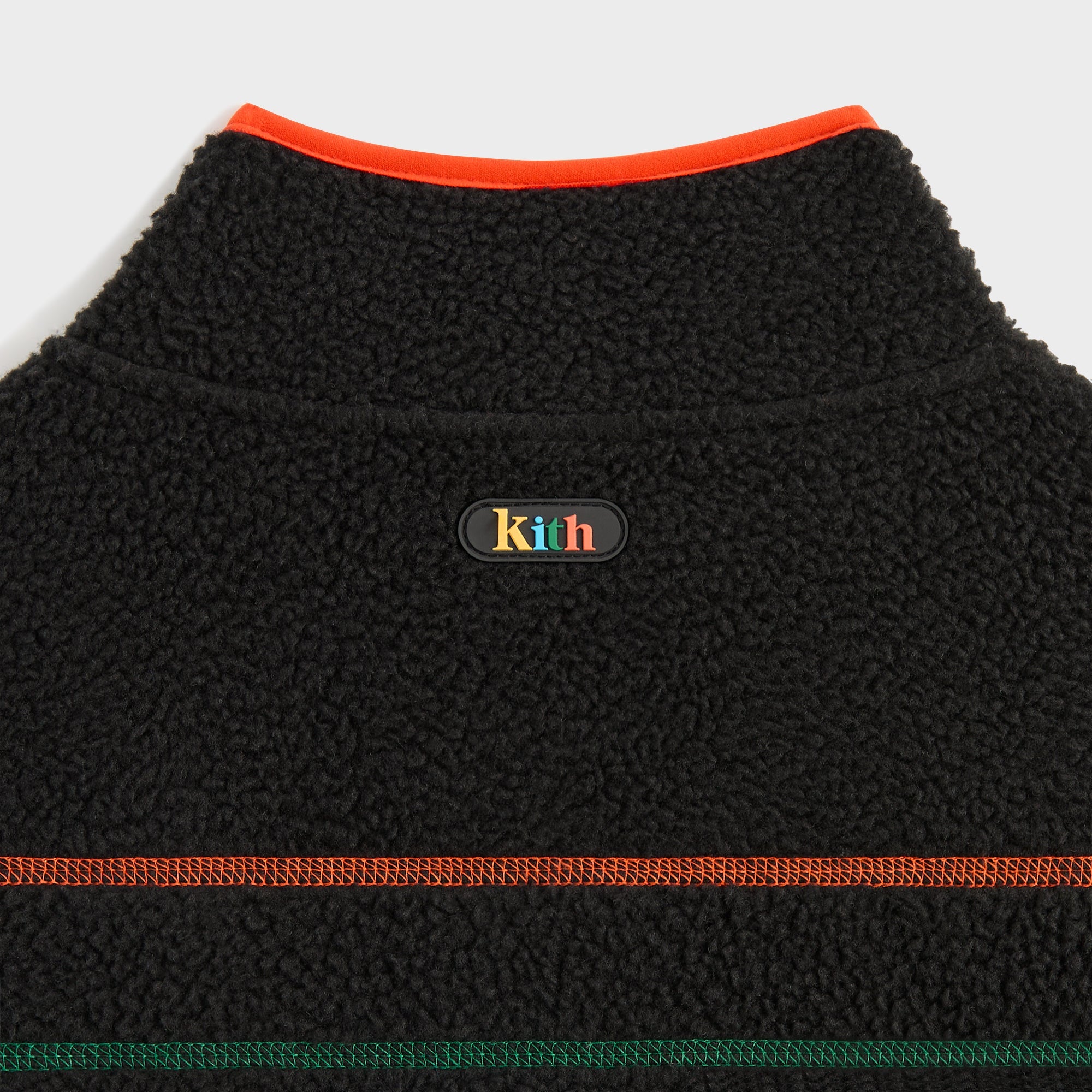 Kith Kids Color-Block Sherpa Antony Full Zip - Black – Kith Canada