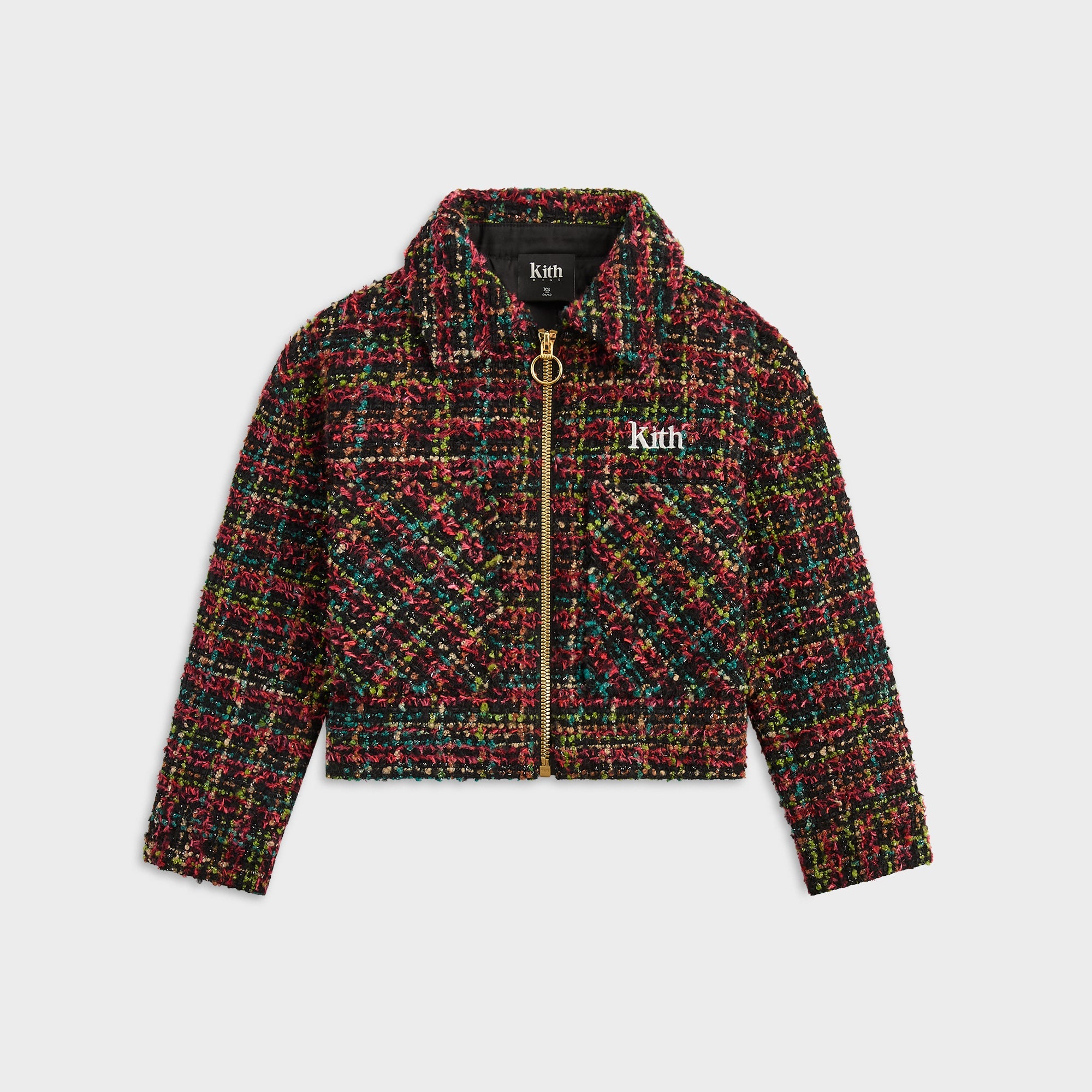 Kith Kids Color-Block Sherpa Antony Full Zip - Black – Kith Canada