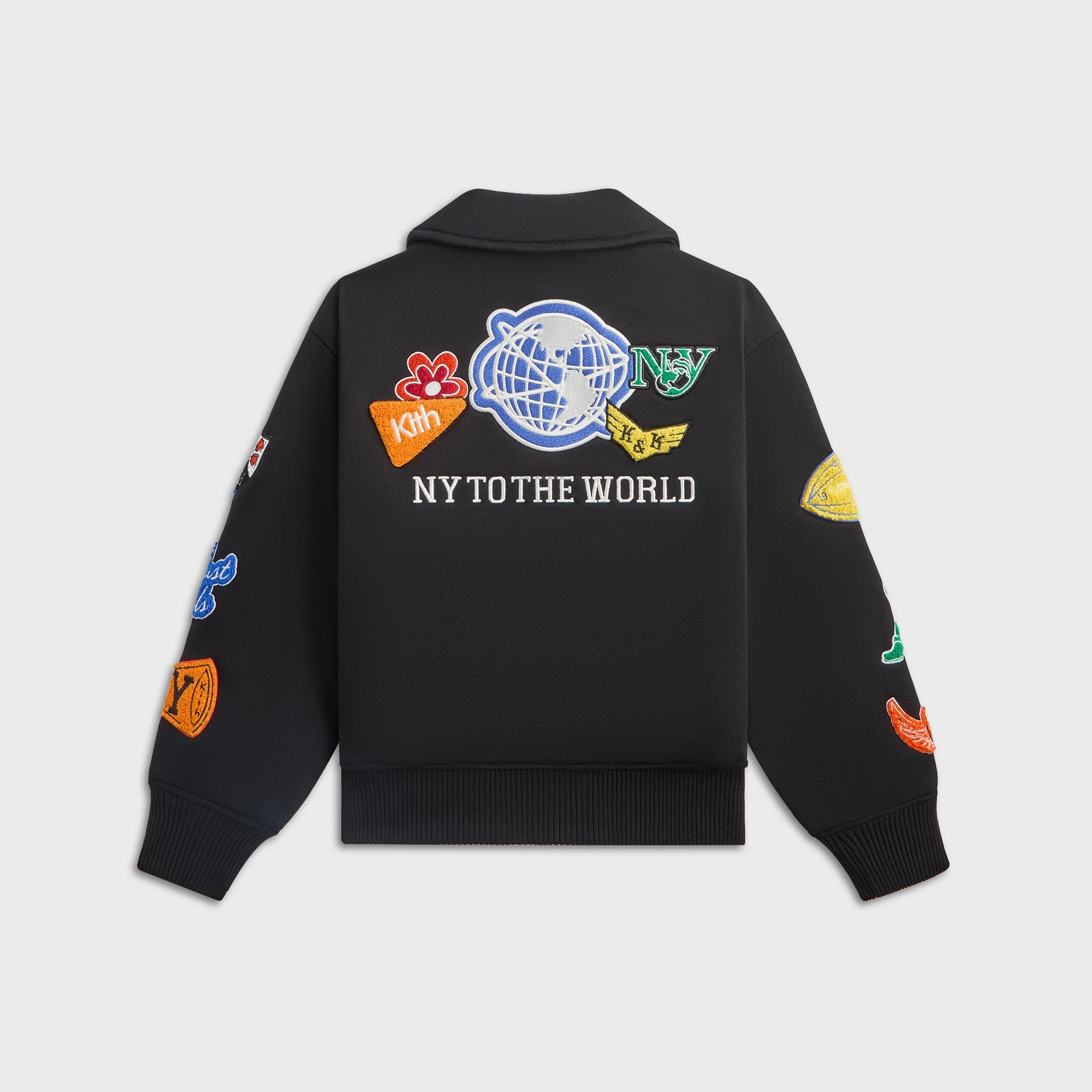 Kith Kids NY to The World Varsity Coaches Jacket - Black – Kith Canada