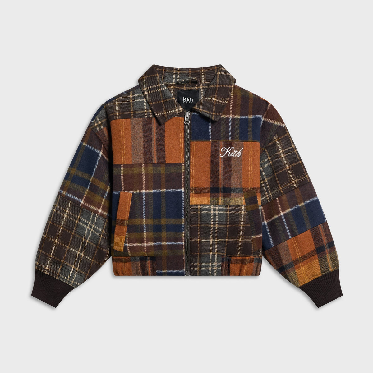 Kith Kids Patchwork Plaid Ellis Jacket - Kindling