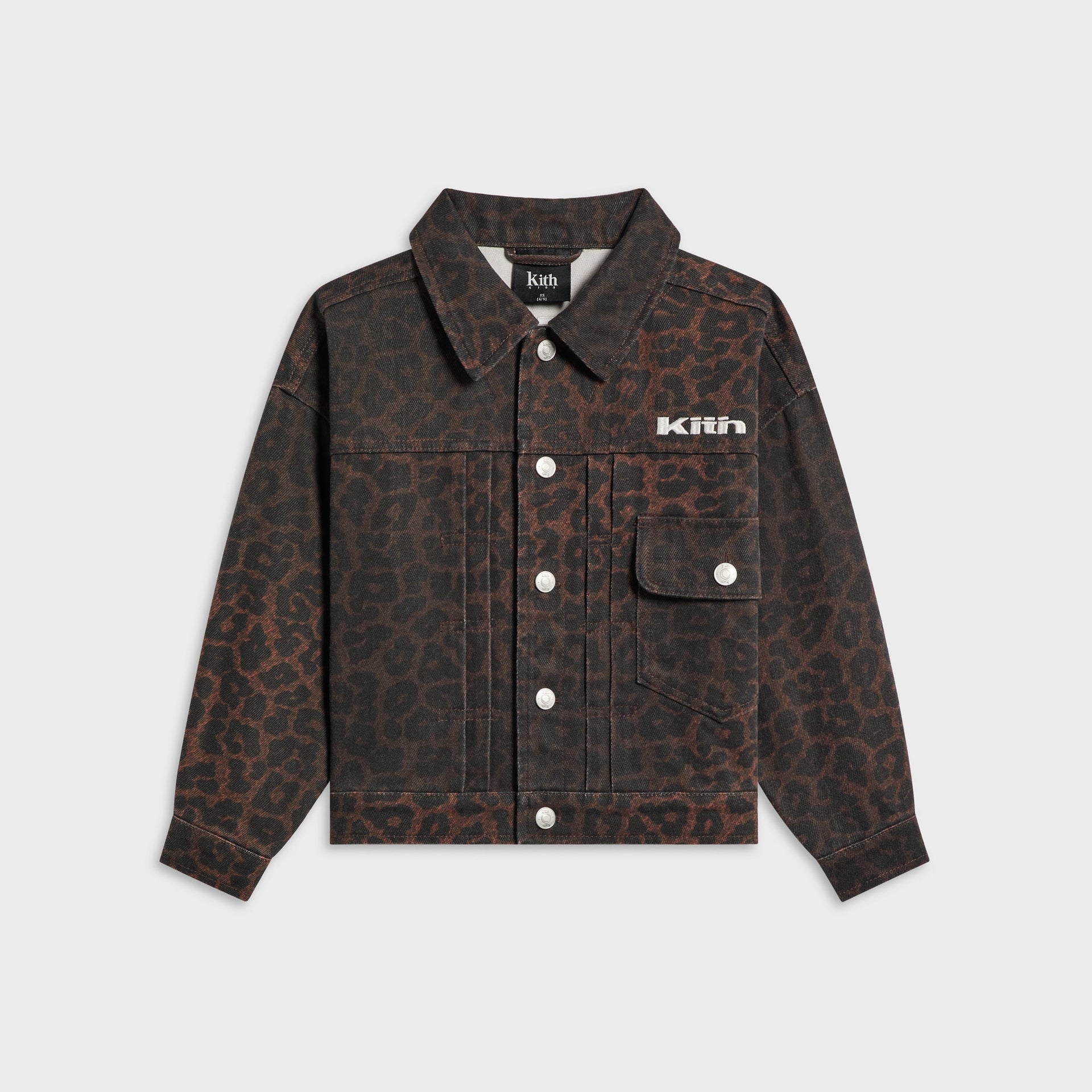 Kith Kids Leopard Alonzo Denim Jacket - Incognito - PH