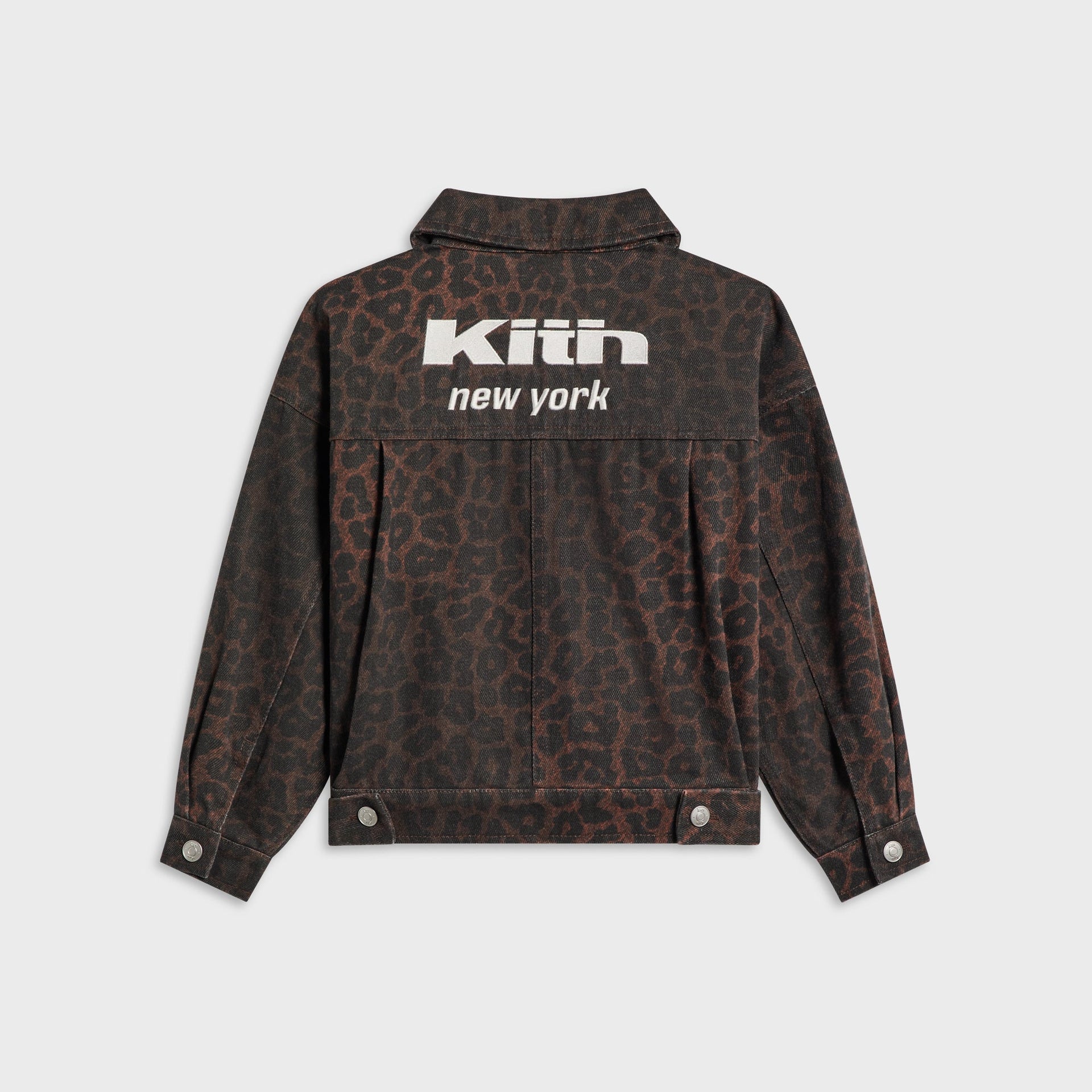 Kith Kids Leopard Alonzo Denim Jacket - Incognito - PH