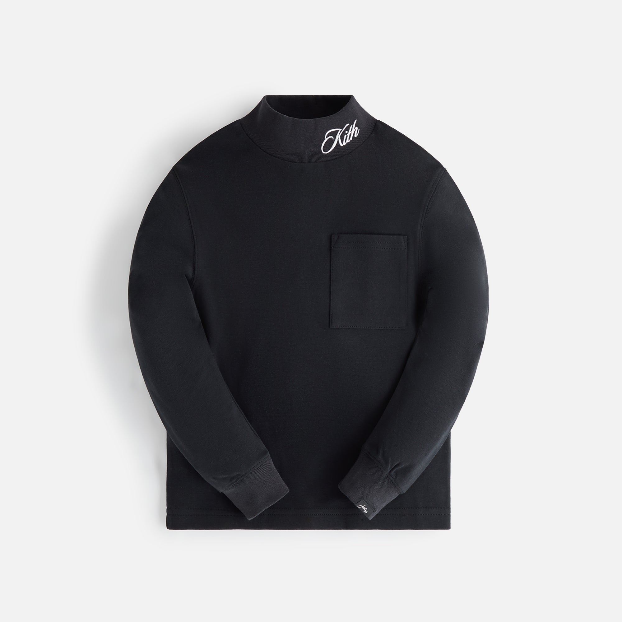 Kith Kids Classic Long Sleeve Mockneck Tee - Black – Kith Canada