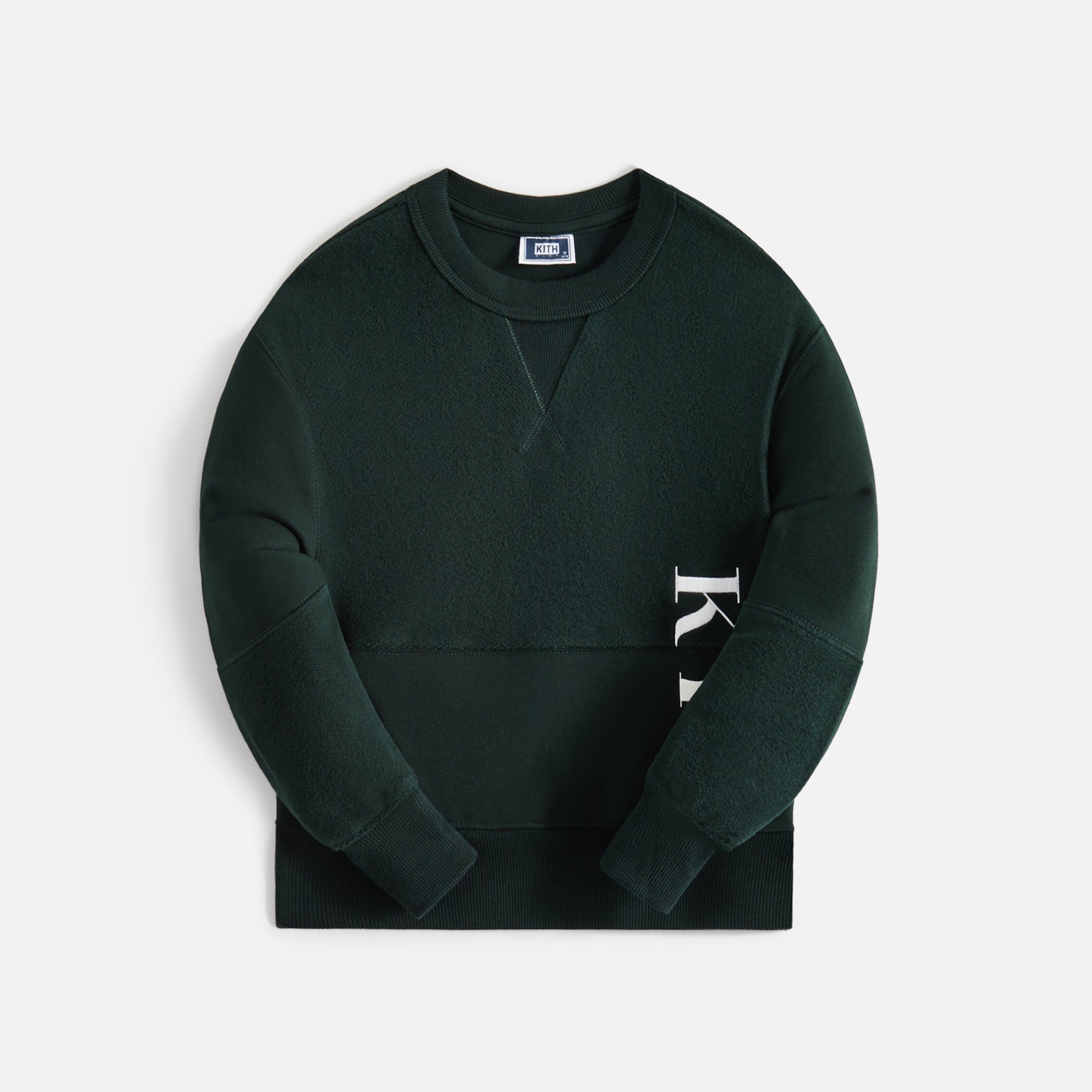 Kith Kids Reverse Panel Liam Crewneck - Stadium – Kith Canada