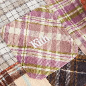 Kith Kids Blocked Flannel Zip Shirt - Kindling