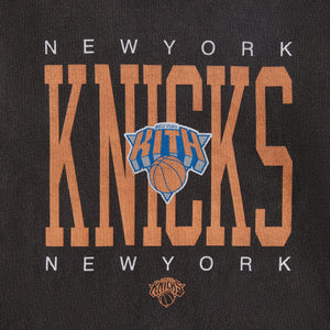 Kith Kids for the New York Knicks Home Court Vintage Tee - Black