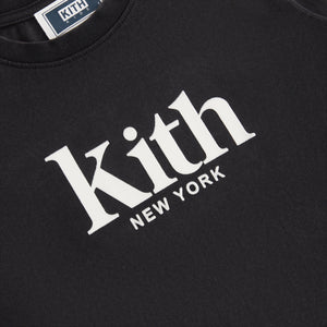 Kith Kids Serif Vintage Tee - Black
