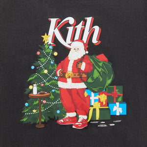 Kithmas Kids Santa Vintage Tee - Black PH