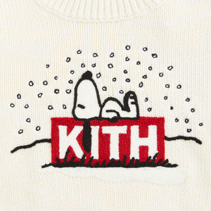 Kith Kids for Peanuts Snoopy Sweater - Sandrift