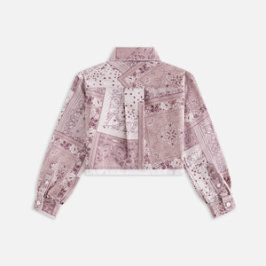 Kith Kids Cropped Berkley Shirt - Dusty Mauve