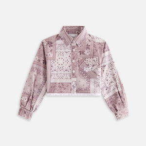 Kith Kids Cropped Berkley Shirt - Dusty Mauve